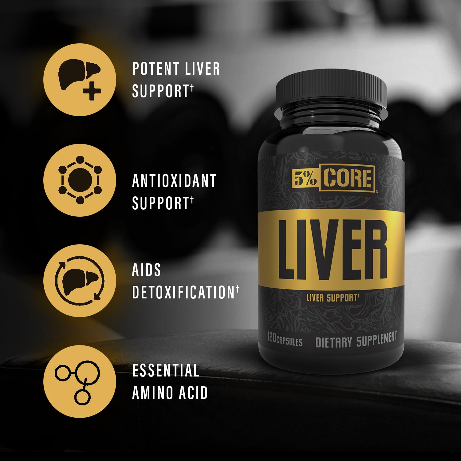 5% Core lineup – liver health supplements