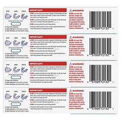 Person applying Fixodent Pure Strength denture adhesive to dentures
