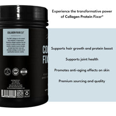 Ingredients and label details for Fixxr Collagen 2.0