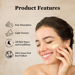 FJALLUFT whipped balm on hands shows fast-absorbing moisture for daily care.