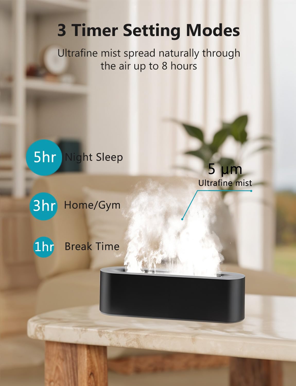 Essential oil compatible aromatherapy diffuser