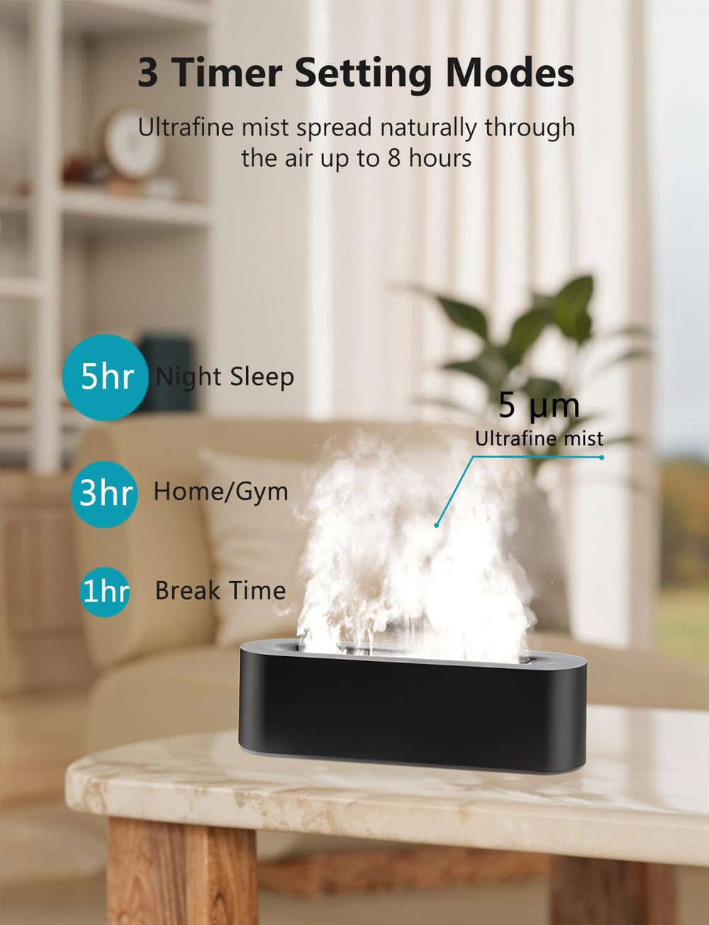 Essential oil compatible aromatherapy diffuser