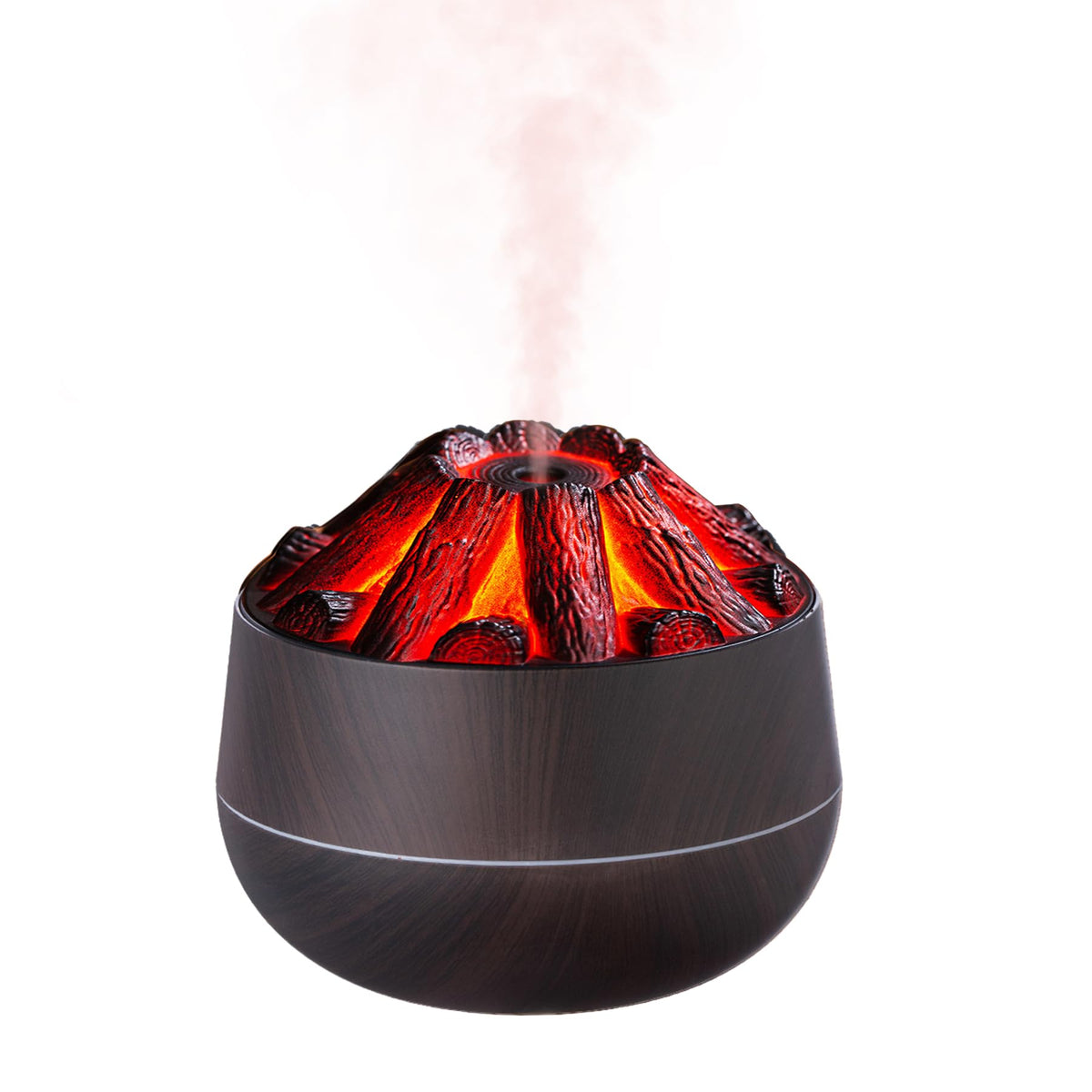 Front view of Flame Essential Diffuser 300ml in black