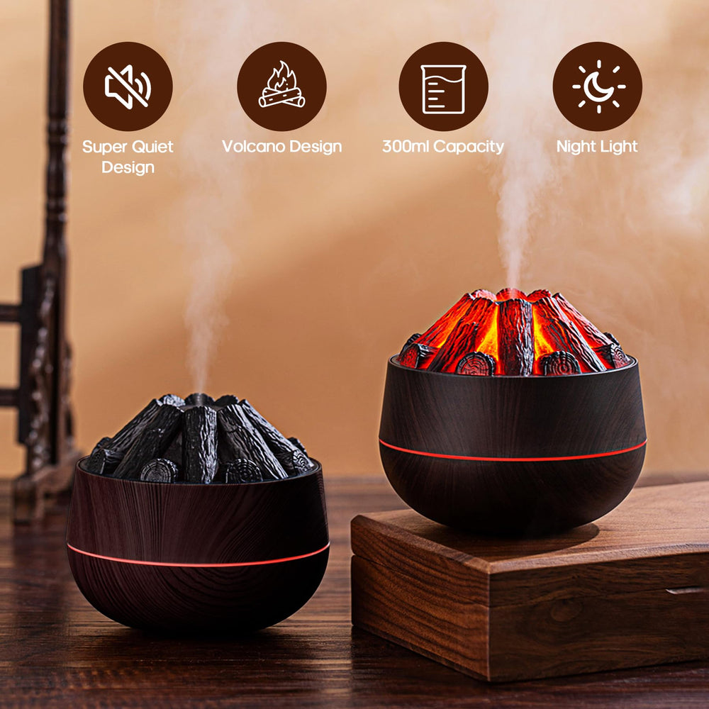 Night light mode of Flame Essential Diffuser