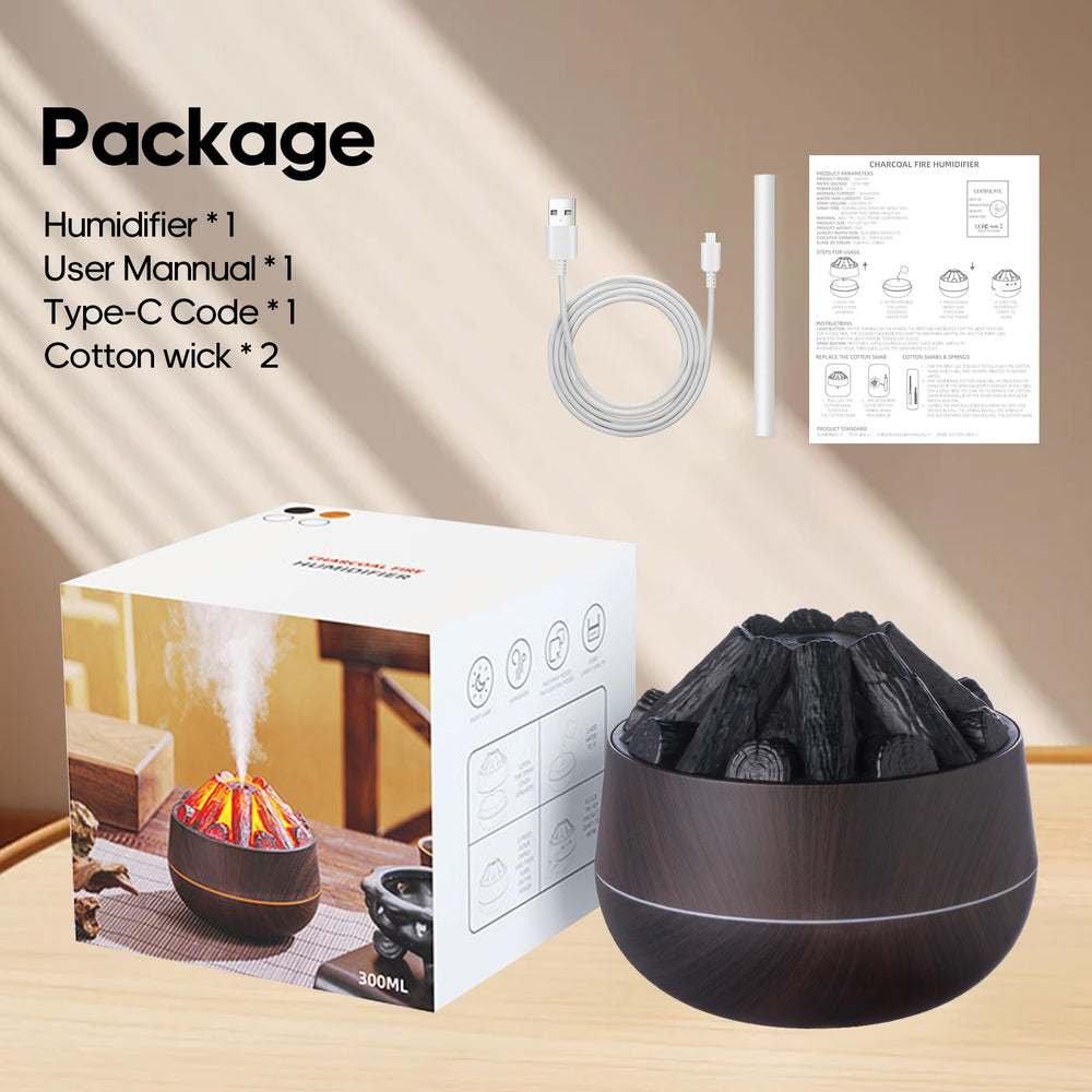 USB-powered portable diffuser in black