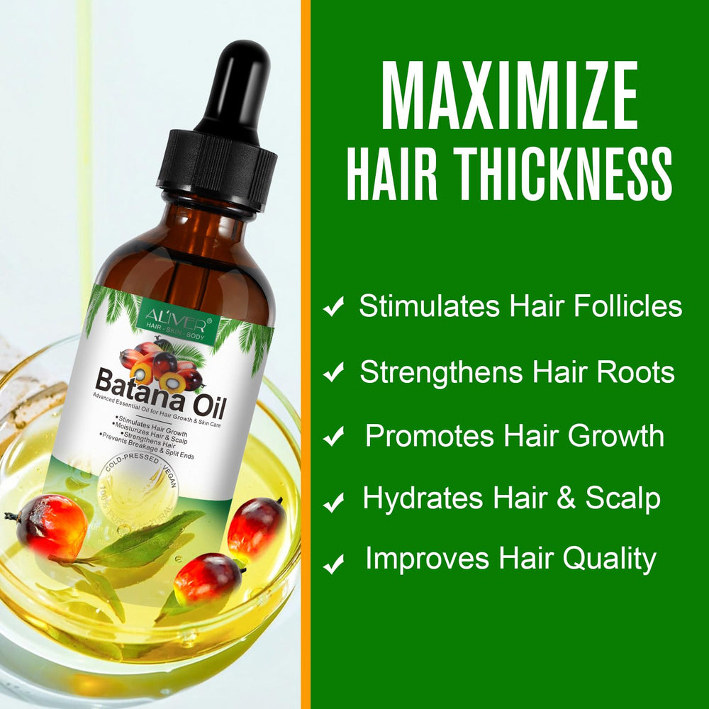 Flasture Batana Oil pour angle, ideal for scalp massage and conditioning.