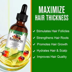 Flasture Batana Oil pour angle, ideal for scalp massage and conditioning.