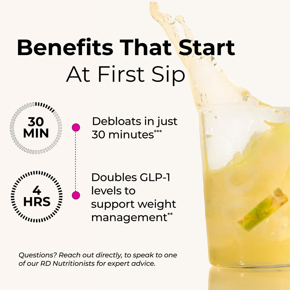 Flatter Me Fiber GLP-1 Booster packaging back side