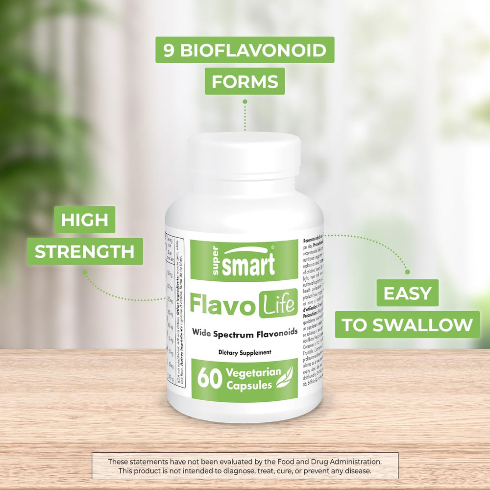 Close-up of flavonoid complex ingredients