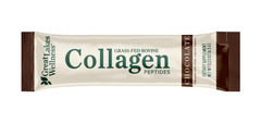 Flavored collagen powder added to coffee