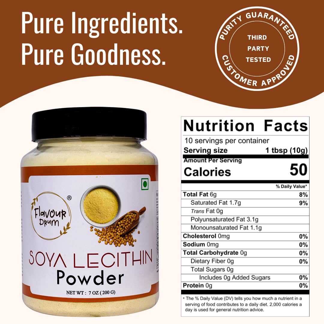 Storage canister labeled vegan, gluten-free, non-GMO