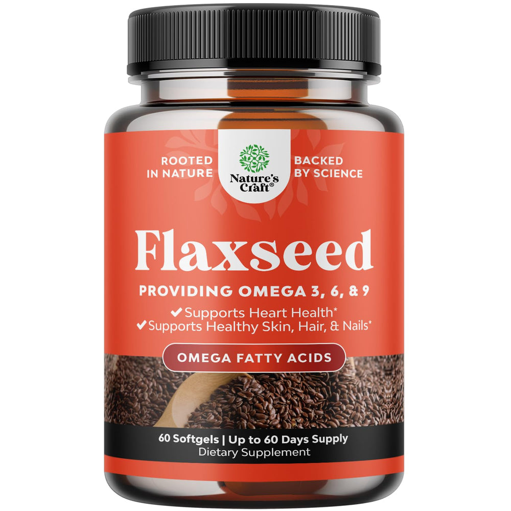 Bottle of Flaxseed Oil 1000mg Softgels