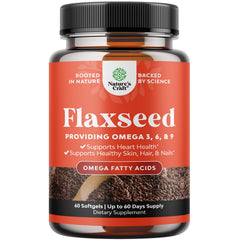 Bottle of Flaxseed Oil 1000mg Softgels