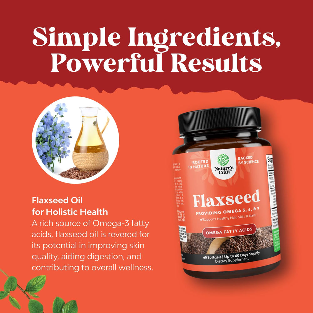 Heart health concept with flaxseed oil
