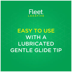 Fleet laxative saline enema latex-free label highlights skin-safe design.