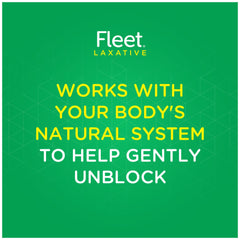 Fleet Laxatives easy-glide lubricated tip supports smooth insertion.