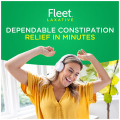 Fleet Laxatives packaging shot highlights the doctor-recommended option.