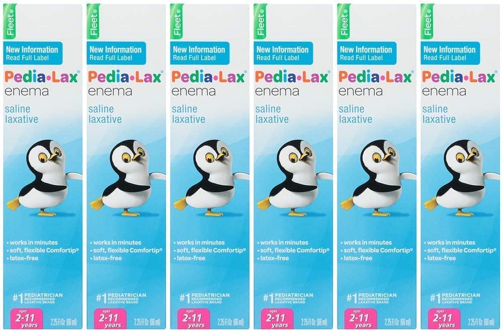 Fleet Pedia-Lax child enema pack6 box for quick, gentle relief