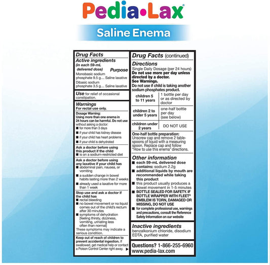 Fleet Pedia-Lax Comfortip soft tip for easy administration
