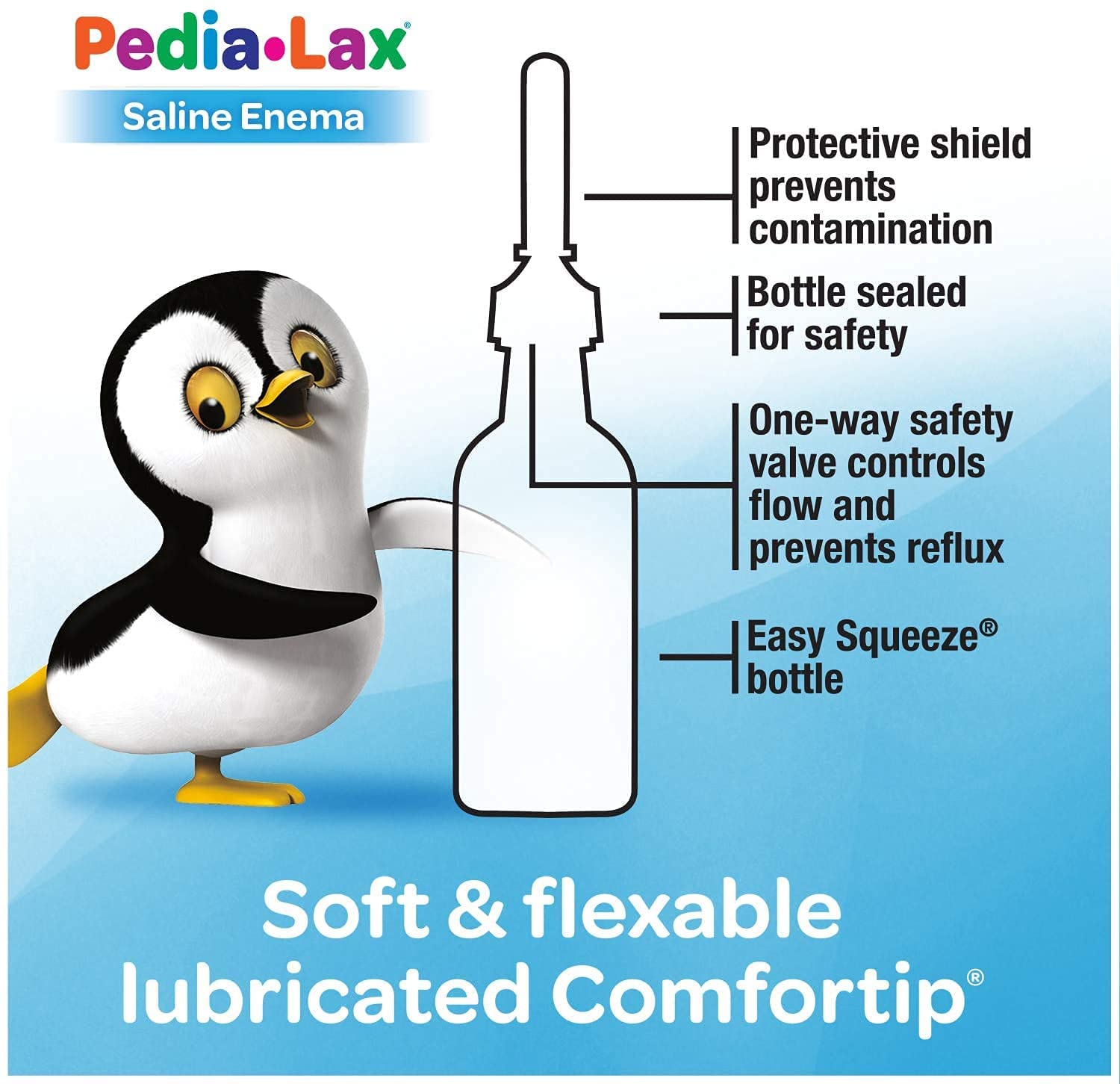 Fleet Pedia-Lax kid-friendly dose in a bathroom setting