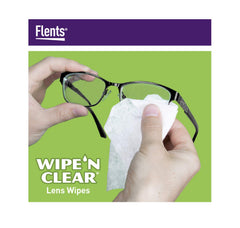 Soft quilted lens wipe texture for cleaning