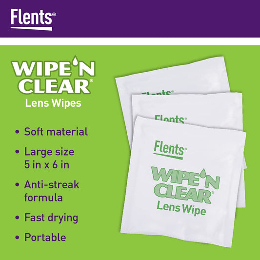 Flents Wipe ’N Clear wipes box and packaging