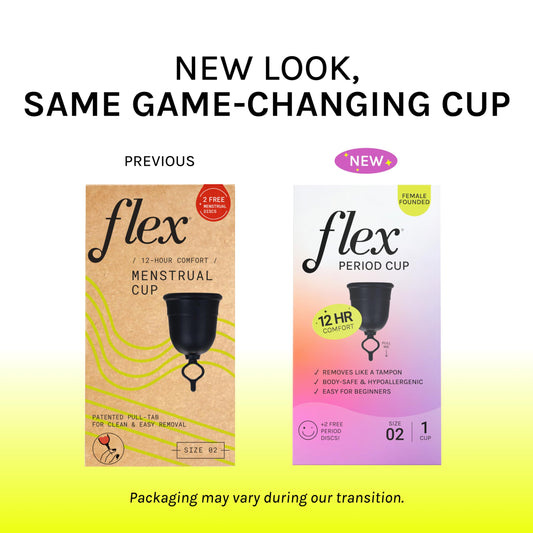 FLEX Flex Cup Starter Kit two-discs included supports backup protection for active days.