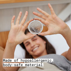 FLEX Plant Plus Disc is hypoallergenic and free from BPA, phthalates, and latex.