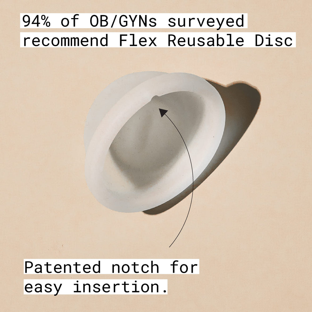 Flex Reusable Disc being washed with mild soap for easy cleaning.