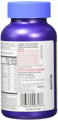Nutrition facts panel for Flintstones multivitamins