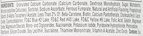 Packaging design and label details for Flintstones vitamins