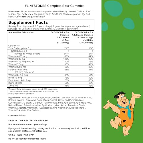 Kids' Flintstones Immunity Gummies in fruit flavors