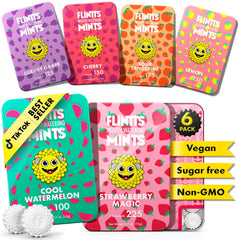 Flintts Mints Fruit Troop packaging and branding