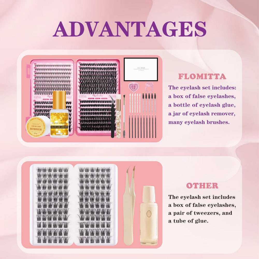 Flomitta d-curl lashes deliver defined curves and lift