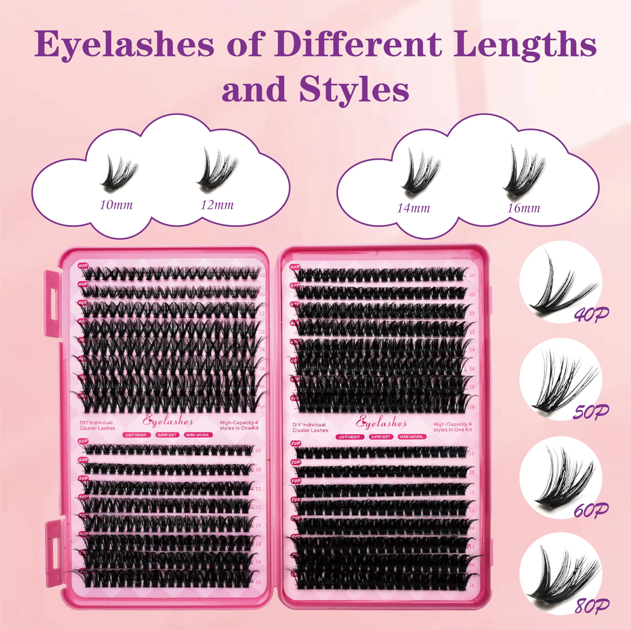 Flomitta feather light lashes for comfortable wear