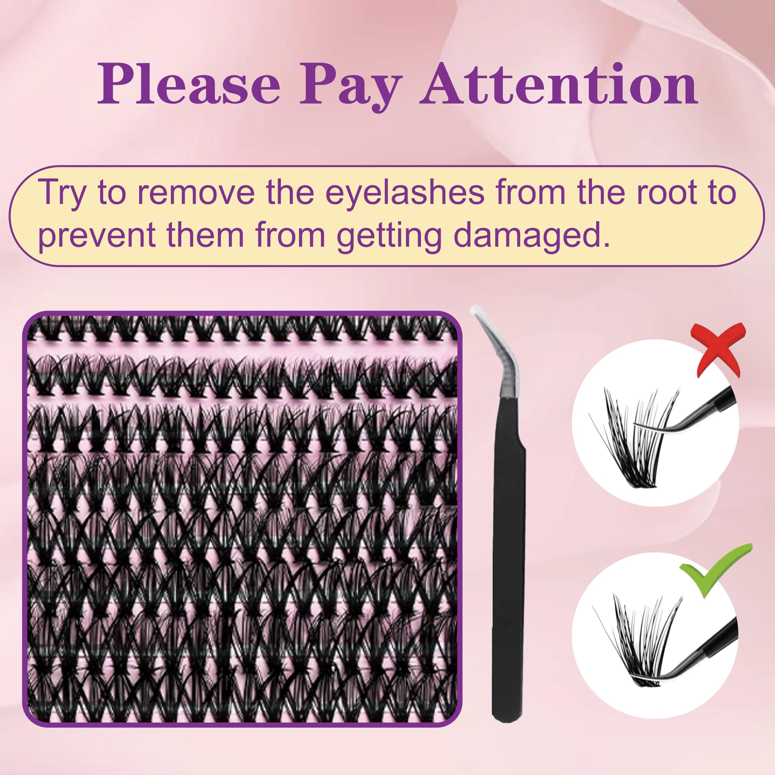 Flomitta lash remover allows gentle, clean removal