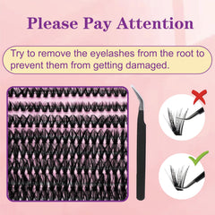 Flomitta waterproof lash glue ensures secure wear through activities