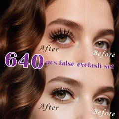Flomitta wispy D curl clusters for added lift