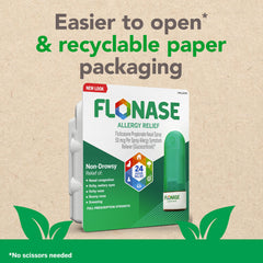 Flonase daily-use nasal spray supports consistent allergy control.