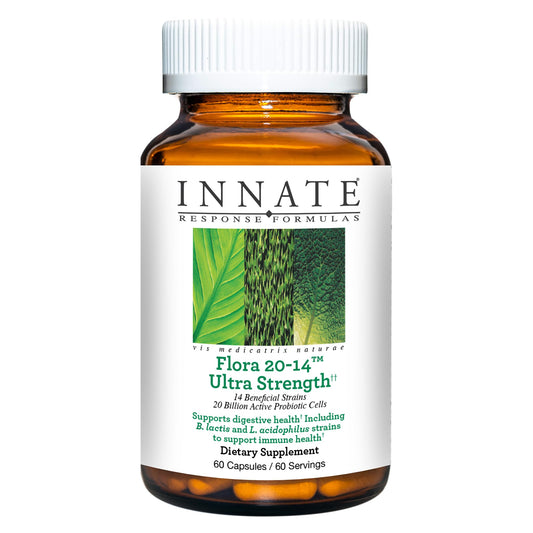 Bottle of Innate Response Flora 20-14 Ultra Strength probiotic