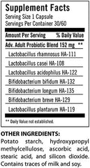 Close-up of probiotic capsules for adults over 55