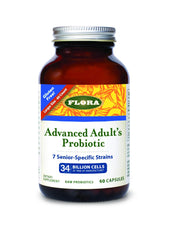 Flora Advanced Adult Probiotic bottle with 60 capsules