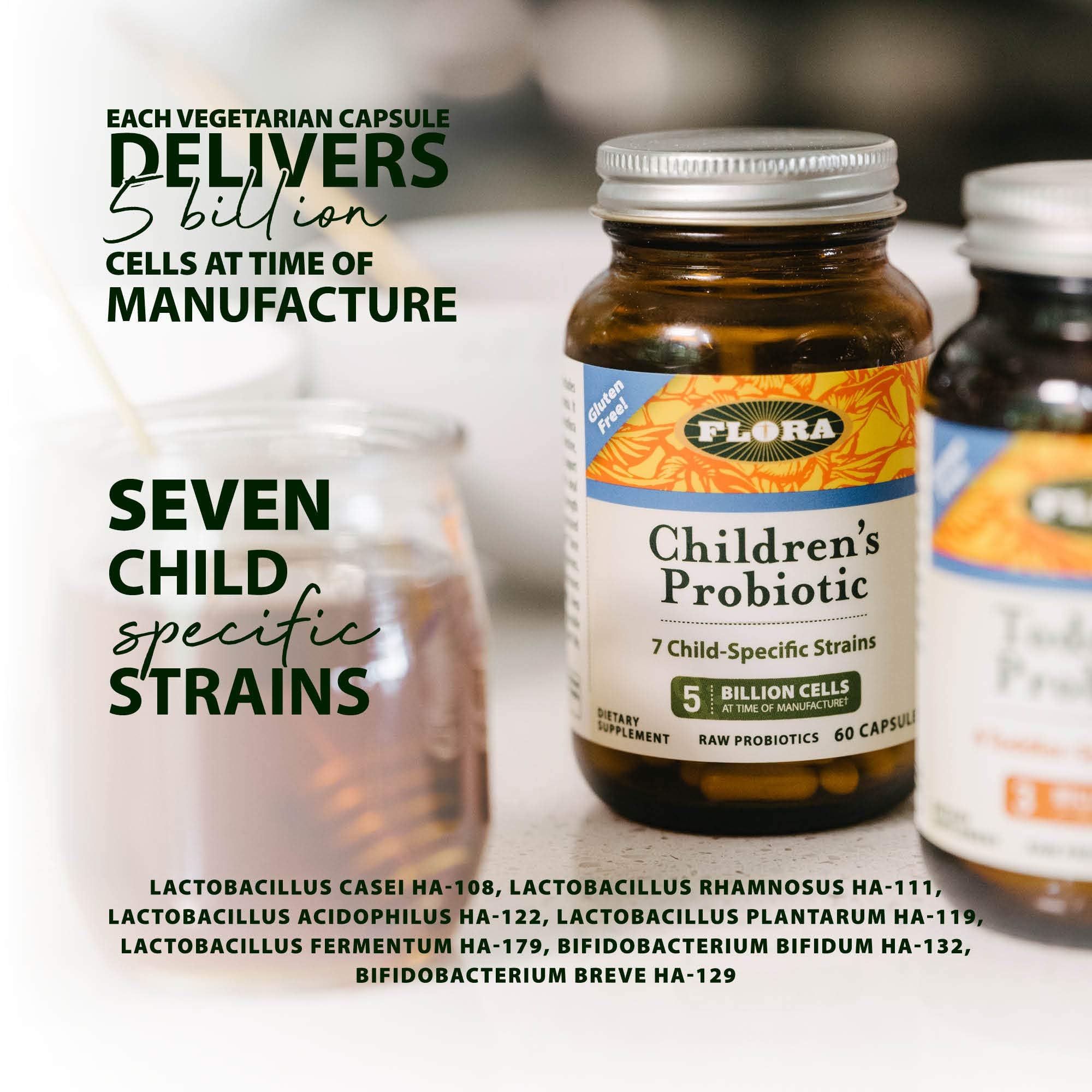 Capsule highlighting 5 billion CFU at manufacture
