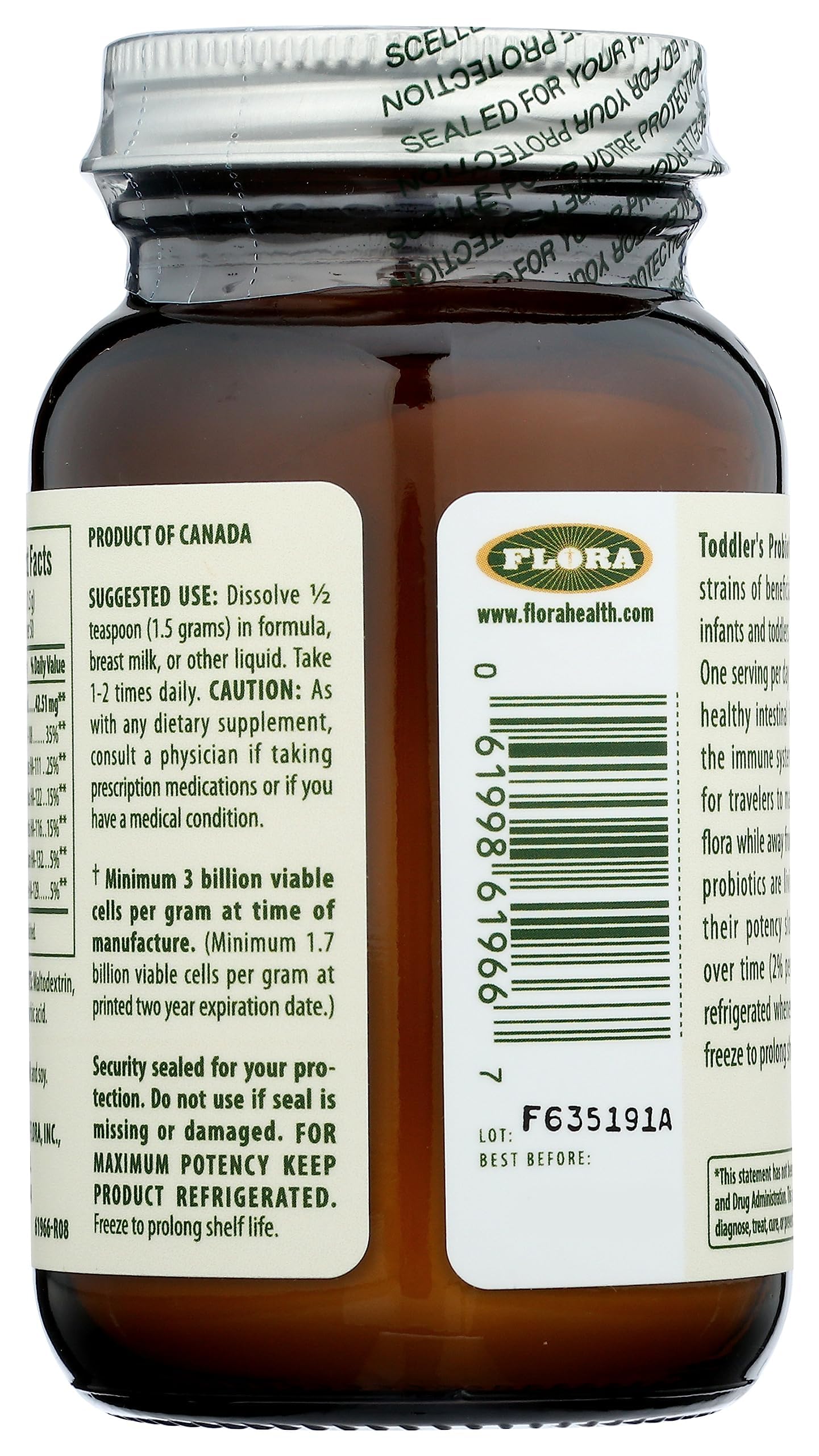 Flora Health brand story and natural ingredients
