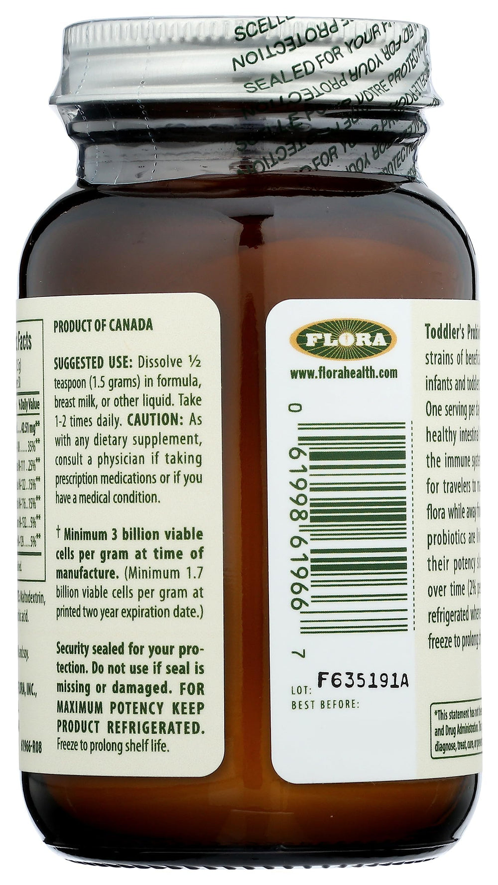 Flora Health brand story and natural ingredients
