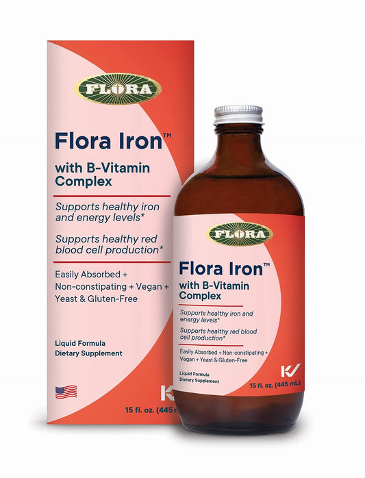 Flora Iron bottle front view