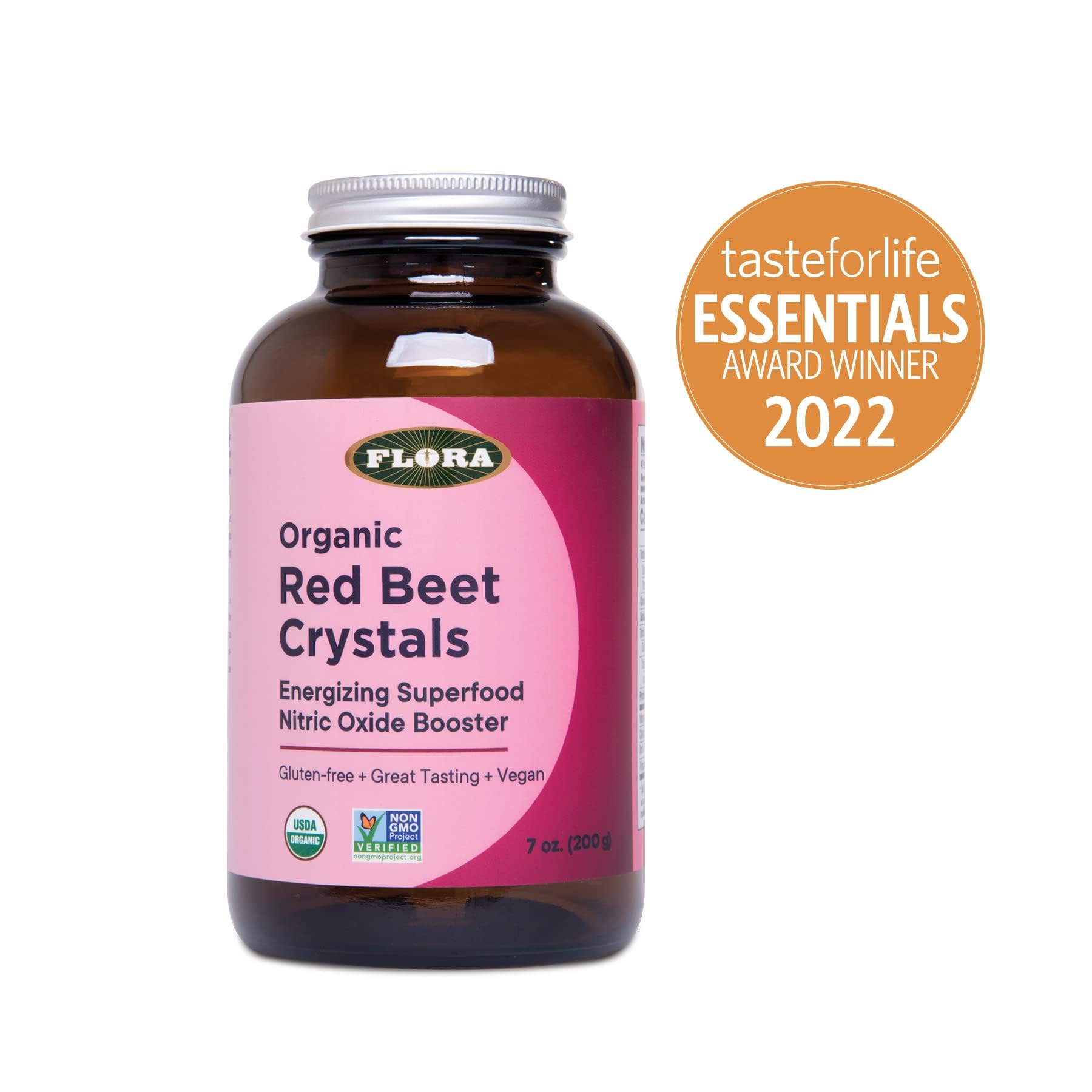Nutrition facts for Flora Red Beet Crystals