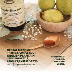 Close-up of thyme and licorice root used in Respir-Essence