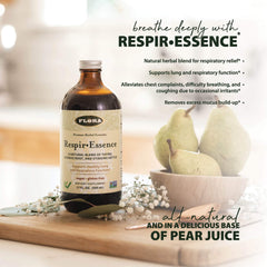 Resp-Essence bottle with vegan, non-GMO, gluten-free and kosher labeling