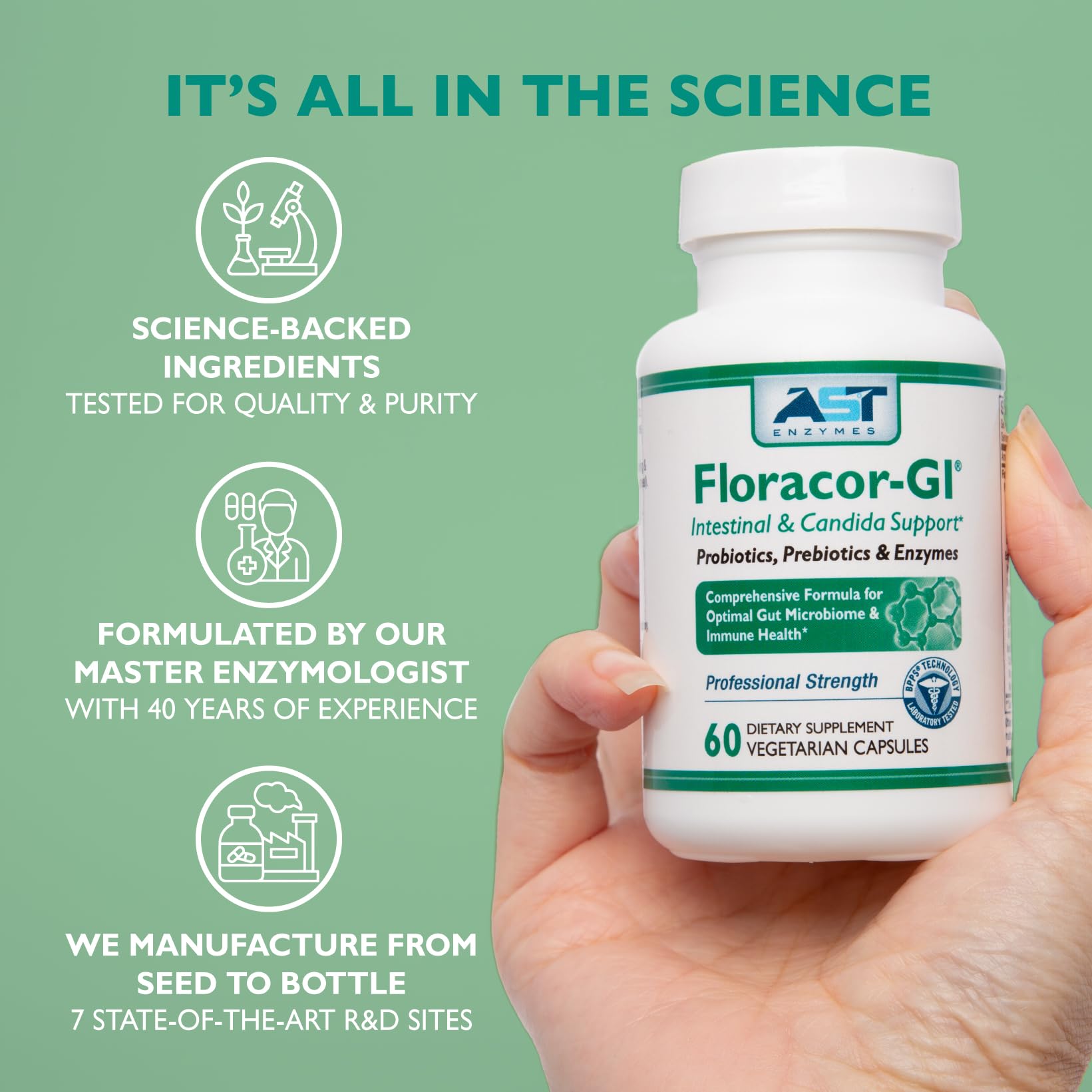 Allergen-free labeling on Floracor-GI